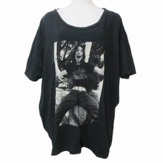 ヒステリックス(HYSTERICS)のヒステリックス プライマルスクリーム Tシャツ カットソー 半袖 ワイド 黒(カットソー(半袖/袖なし))