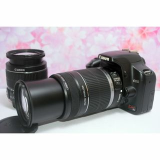 キヤノン(Canon)の❤スマホに転送❤キャノン kiss x2 ❤届いてすぐに使える❤超望遠レンズ❤(デジタル一眼)