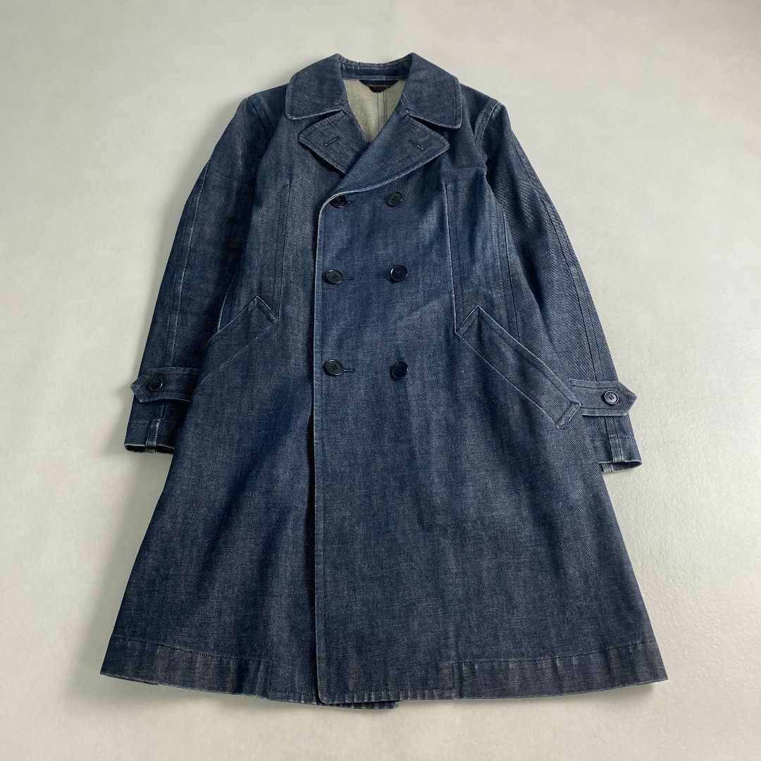 COMME des GARCONS - コムデギャルソン　トレンチコート　デニム　ダブルボタン　ユニセックス