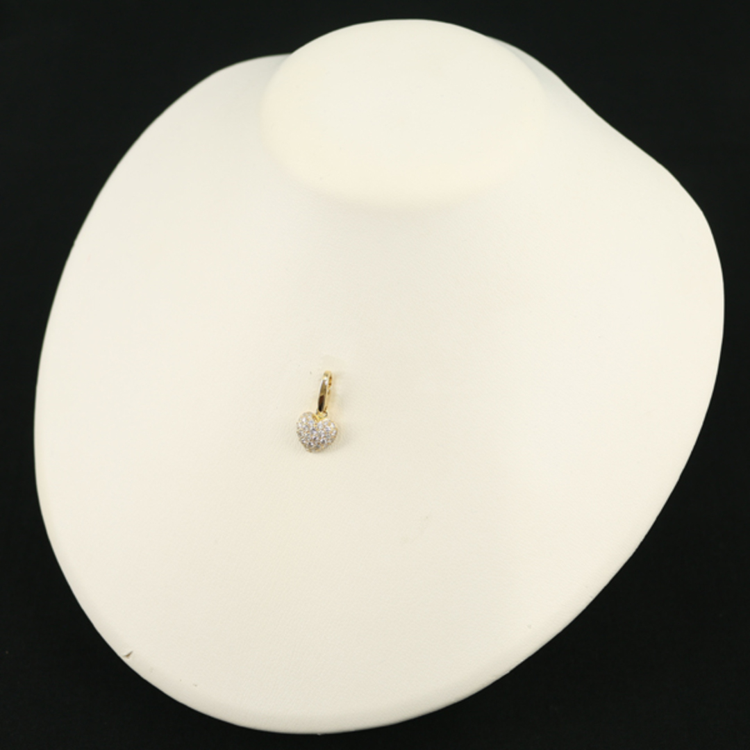 Cartier(カルティエ)のカルティエ ペンダントトップ ダイヤ ダイヤモンド ハートパヴェ チャーム K18YG  限界値下げ品 レディースのアクセサリー(その他)の商品写真