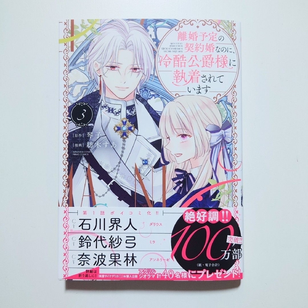 離婚予定の契約婚なのに、冷酷公爵様に執着されています 3 エンタメ/ホビーの漫画(女性漫画)の商品写真