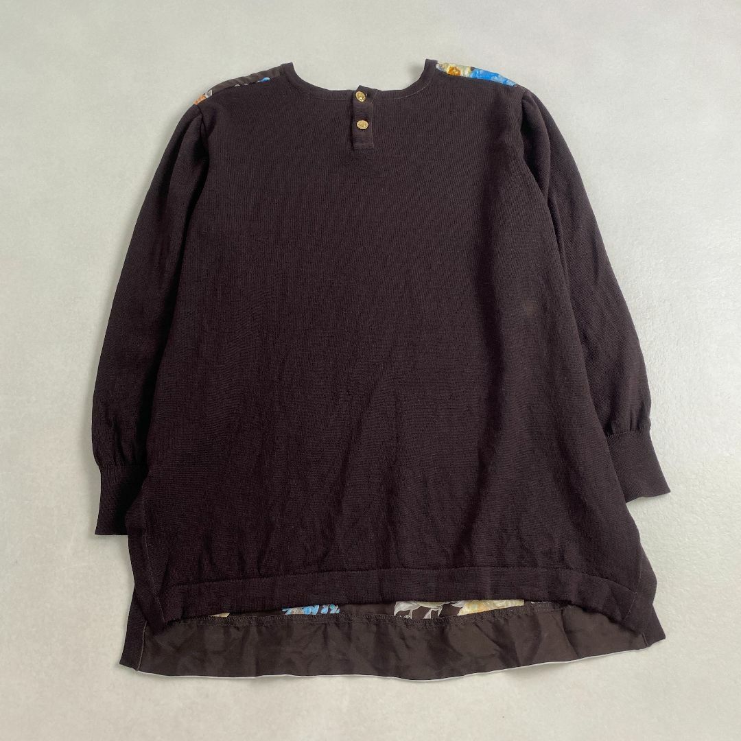 工場直売 LEONARD - 美品 レオナール チュニック LEONARD 金ボタン ニット チュニック