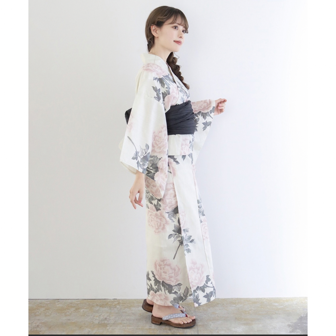 kyoetsu レディース二部式浴衣 4点セット KYOETSU - KYOETSU レディース二部式浴衣4点セット セパレートの