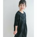 【BLACK】【120】ハシゴレースワンピース(KIDS)