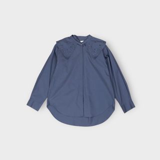 BEAUTY&YOUTH UNITED ARROWS - 6(ROKU)【EMBROIDERY COLLAR BLOUSE】