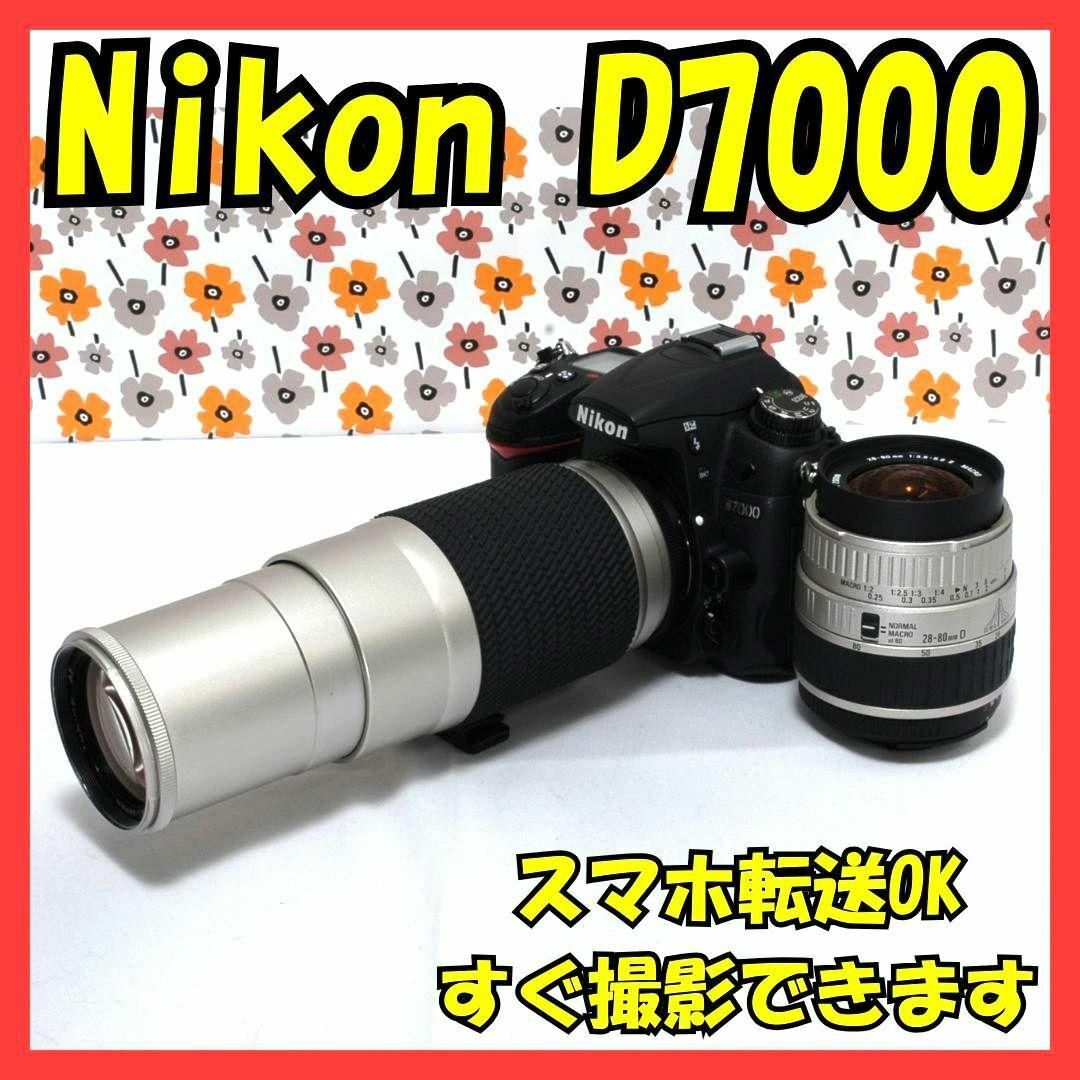 Nikon - 【返品保証】❤スマホ転送❤Nikon D7000❤高機能＆高速連写❤ダブルレンズ