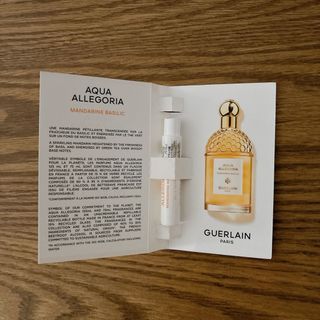 ゲラン(GUERLAIN)のゲラン　アクアアレゴリア　マンダリンパジリック　オーデトワレ　サンプル(香水(女性用))