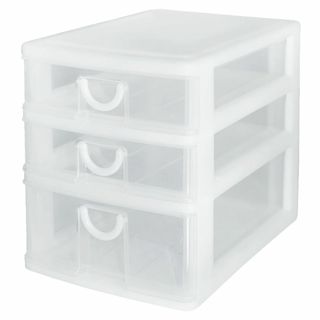 【在庫セール】サンコープラスチック(SankoPlastic) 小物収納3段 エ(ケース/ボックス)