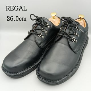 リーガル(REGAL)の【極美品】REGAL リーガル レザー ウォーキング プレーントゥ 26.0cm(ドレス/ビジネス)