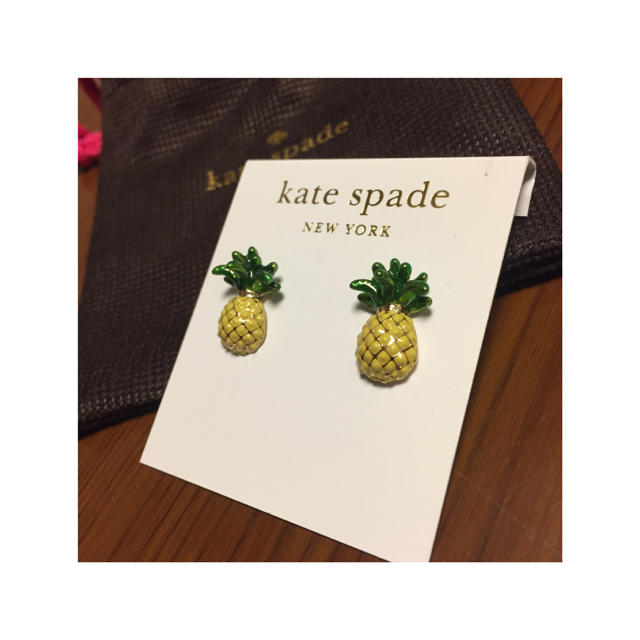 kate spade new york(ケイトスペードニューヨーク)のパイナップルピアス ♡ レディースのアクセサリー(ピアス)の商品写真