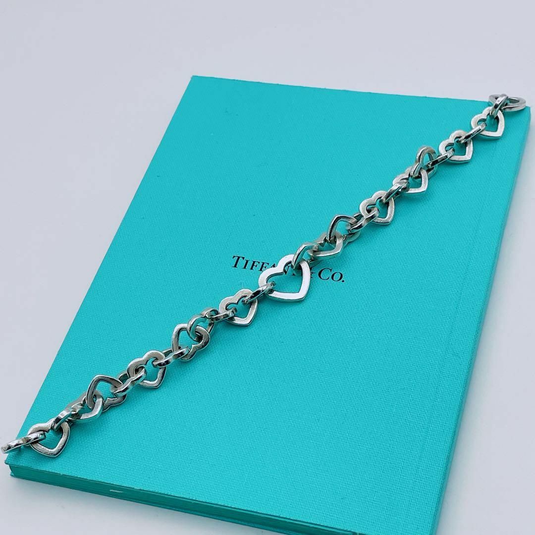 Tiffany & Co. ブレスレット ハートリンク チェーン オープンハート