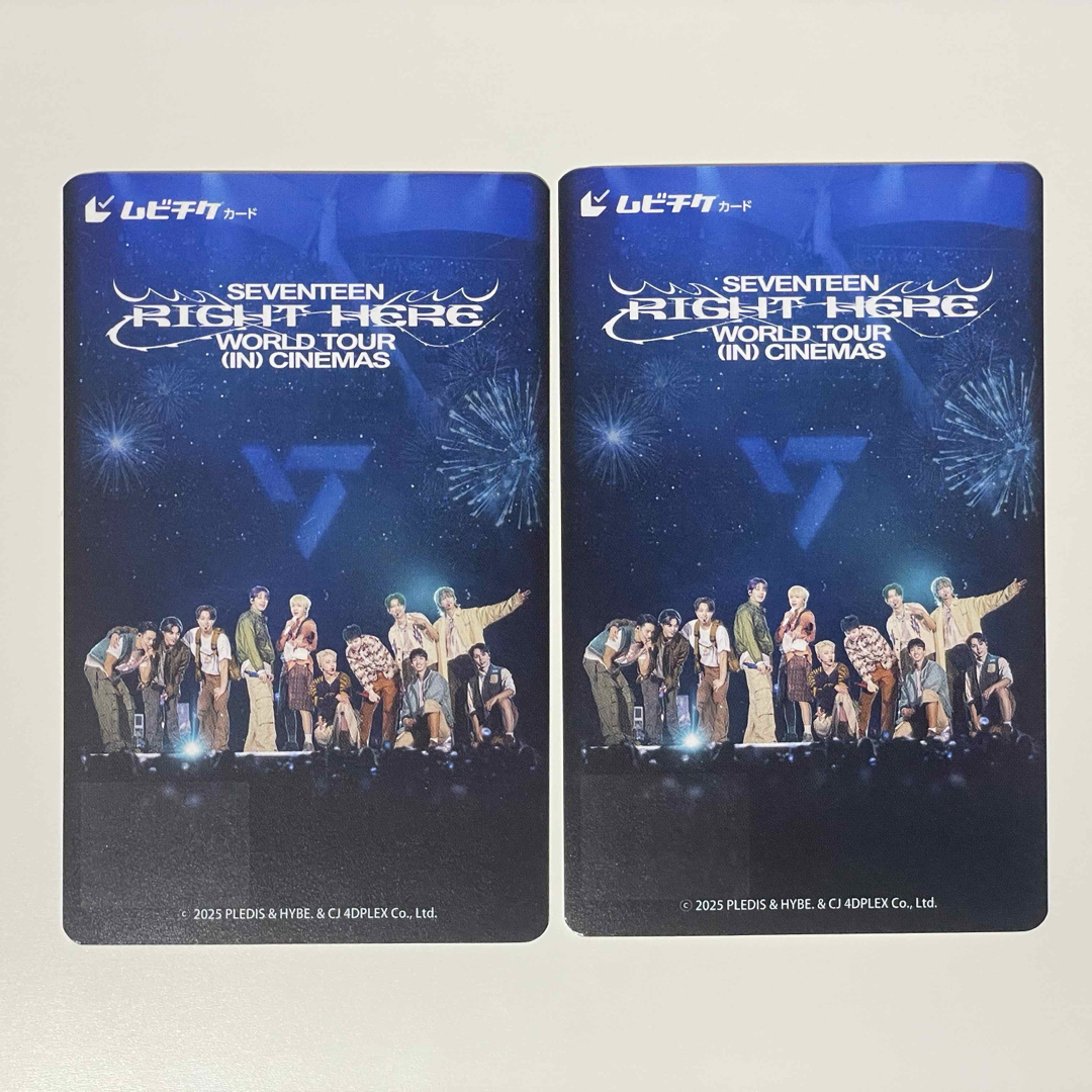 SEVENTEEN right here ムビチケ 2枚 セット 新品未使用 エンタメ/ホビーのCD(K-POP/アジア)の商品写真