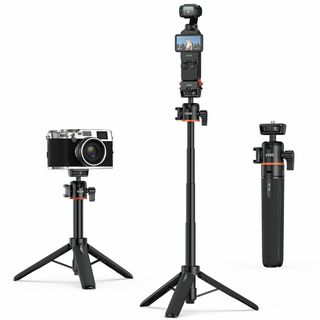 【特価セール】VRIG ミニ三脚 カメラ 三脚 卓上 自撮り棒 360°回転 ボ(その他)