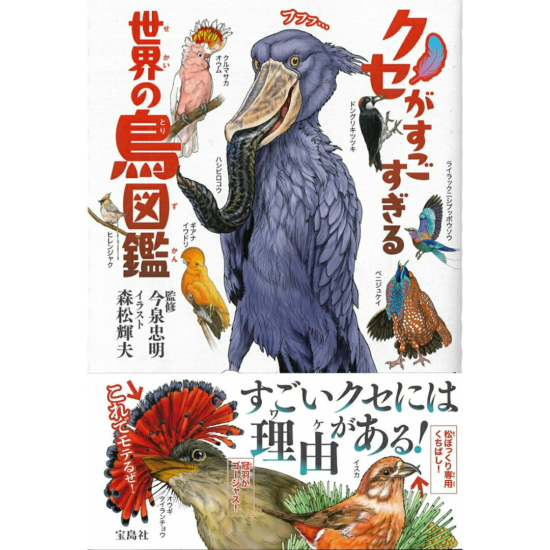 クセがすごすぎる 世界の鳥図鑑/宝島社/今泉忠明(単行本) エンタメ/ホビーの本(絵本/児童書)の商品写真