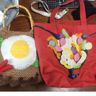 gyutaro様専用目玉焼きbag&parfaitbag2点セット(トートバッグ)