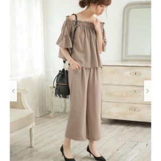 ザラ(ZARA)の新品♡オフショル×ガウチョセットアップ(セット/コーデ)