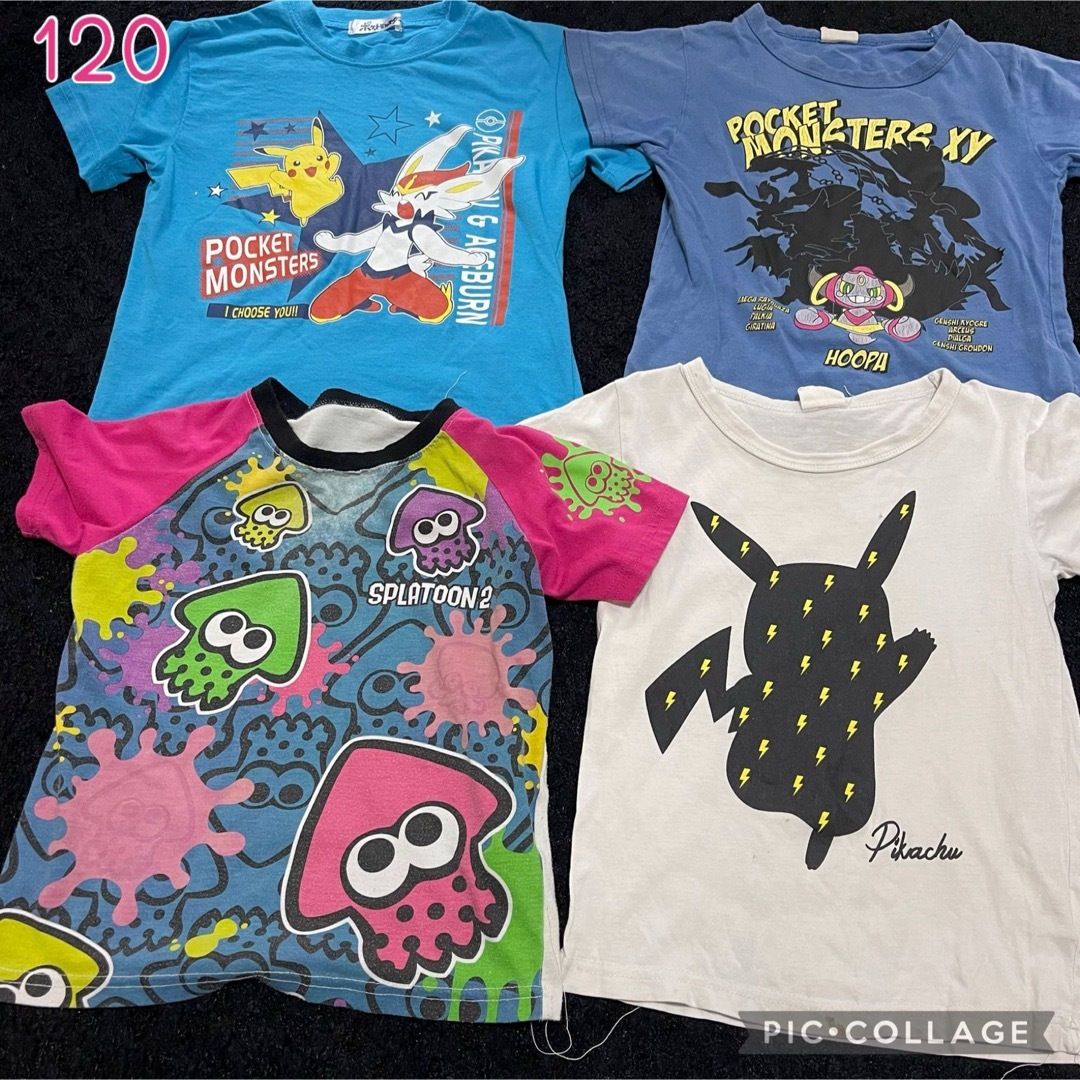 ポケモン(ポケモン)のポケットモンスター スプラトゥーン2 Tシャツ 120 キッズ/ベビー/マタニティのキッズ服男の子用(90cm~)(Tシャツ/カットソー)の商品写真