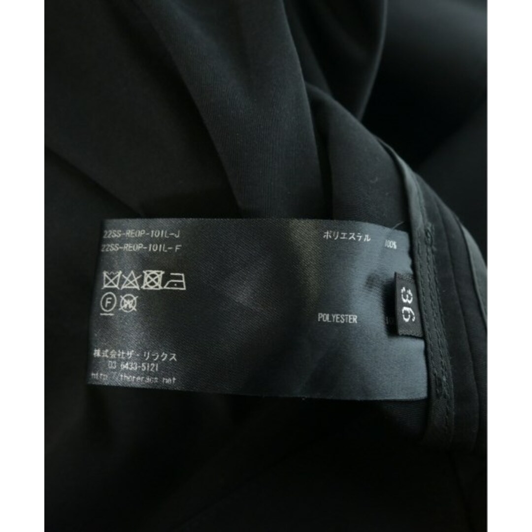 THE RERACS(ザリラクス)のTHE RERACS ザリラクス ワンピース 36(S位) 黒 【古着】【中古】 レディースのワンピース(ひざ丈ワンピース)の商品写真