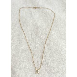 ティファニー(Tiffany & Co.)のティファニー　パロマピカソ　グラフィティ　K18イエローゴールド　キスネックレス(ネックレス)