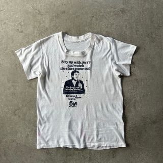 ヴィンテージ(VINTAGE)の70s80s ジェリールイス ヴィンテージtシャツ USA製 ホワイト (Tシャツ/カットソー(半袖/袖なし))