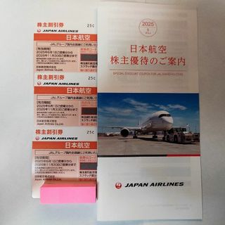 ジャル(ニホンコウクウ)(JAL(日本航空))の【匿名配送】JAL 日本航空 株主優待券 3枚(その他)