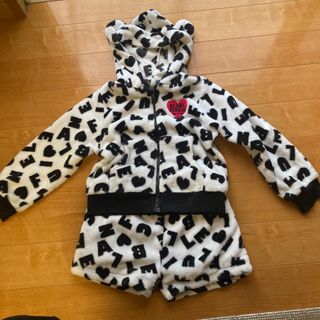 BLANC FEUILLE 120 フリース　パーカー　ショートパンツ　キッズ　(その他)
