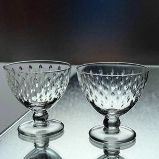 バカラ(Baccarat)の素敵♪オールドバカラBaccaratパリParisアペリティフグラス♡ペア♡稀少(グラス/カップ)