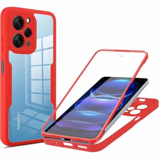 Redmi 12 5G ケース『AFINER』 360° 全面保護 前後 両面 (その他)