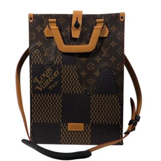 ルイヴィトン(LOUIS VUITTON)の　ルイ・ヴィトン LOUIS VUITTON ミニトート NIGOコラボ N40355 ダミエジャイアント メンズ トートバッグ(トートバッグ)