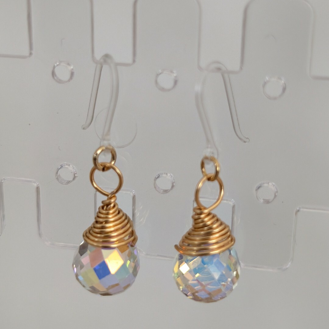 100円 ハンドメイド ピアス イヤリング 金具変更可 ハンドメイドのアクセサリー(ピアス)の商品写真