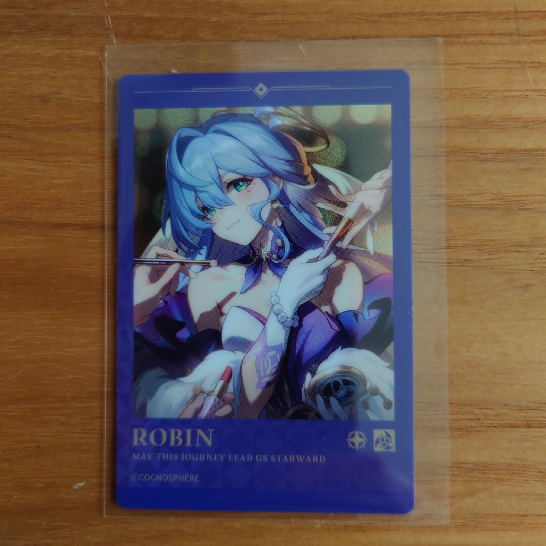 崩壊スターレイル スタレ スシローコラボ ロビン メタリックカード コード未使用 エンタメ/ホビーのアニメグッズ(カード)の商品写真