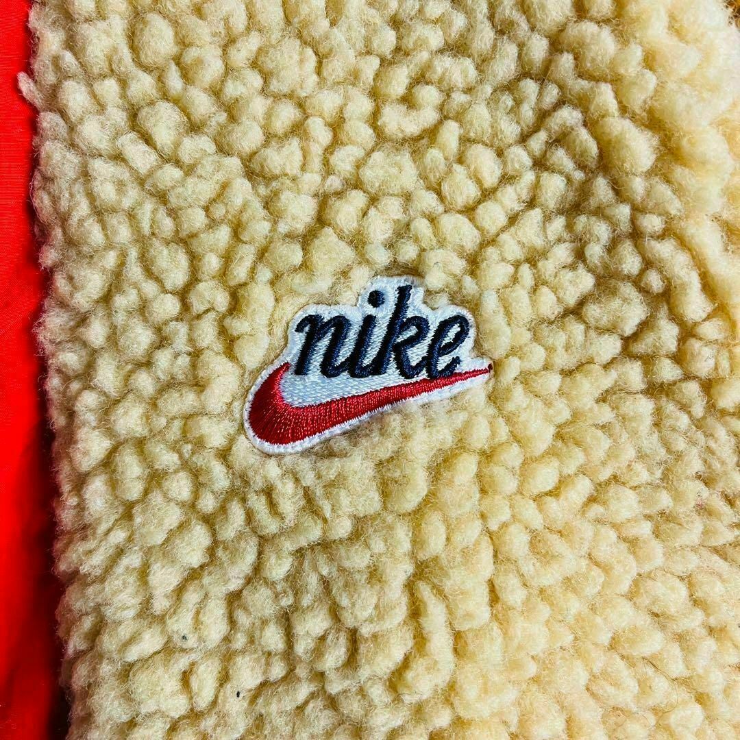 NIKE(ナイキ)の【希少カラー】ナイキ☆レトロ刺繍ロゴ ハーフジップボアフリースジャケット 即完売 メンズのジャケット/アウター(その他)の商品写真