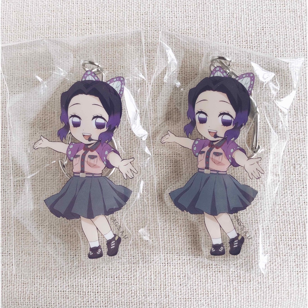 鬼滅の刃(キメツノヤイバ)の【新品】鬼滅の刃 胡蝶しのぶ 東京ドームシティ アクリルキーホルダー エンタメ/ホビーのおもちゃ/ぬいぐるみ(キャラクターグッズ)の商品写真
