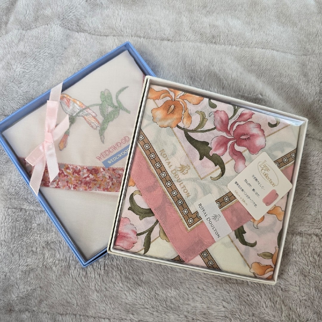 WEDGWOOD(ウェッジウッド)のウエッジウッド他 ハンカチ2枚Set レディースのファッション小物(ハンカチ)の商品写真