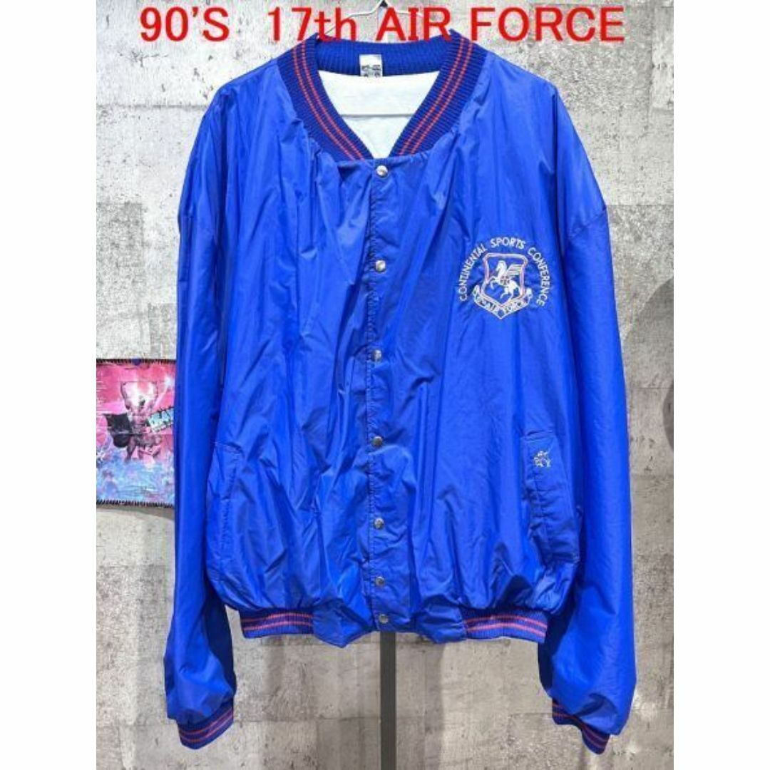 VINTAGE - 90'S 米軍 第17空軍 17th US AIR FORCE ナイロン VINTAGE - 90'S 米軍 第17空軍 17th US AIR FORCE ナイロン