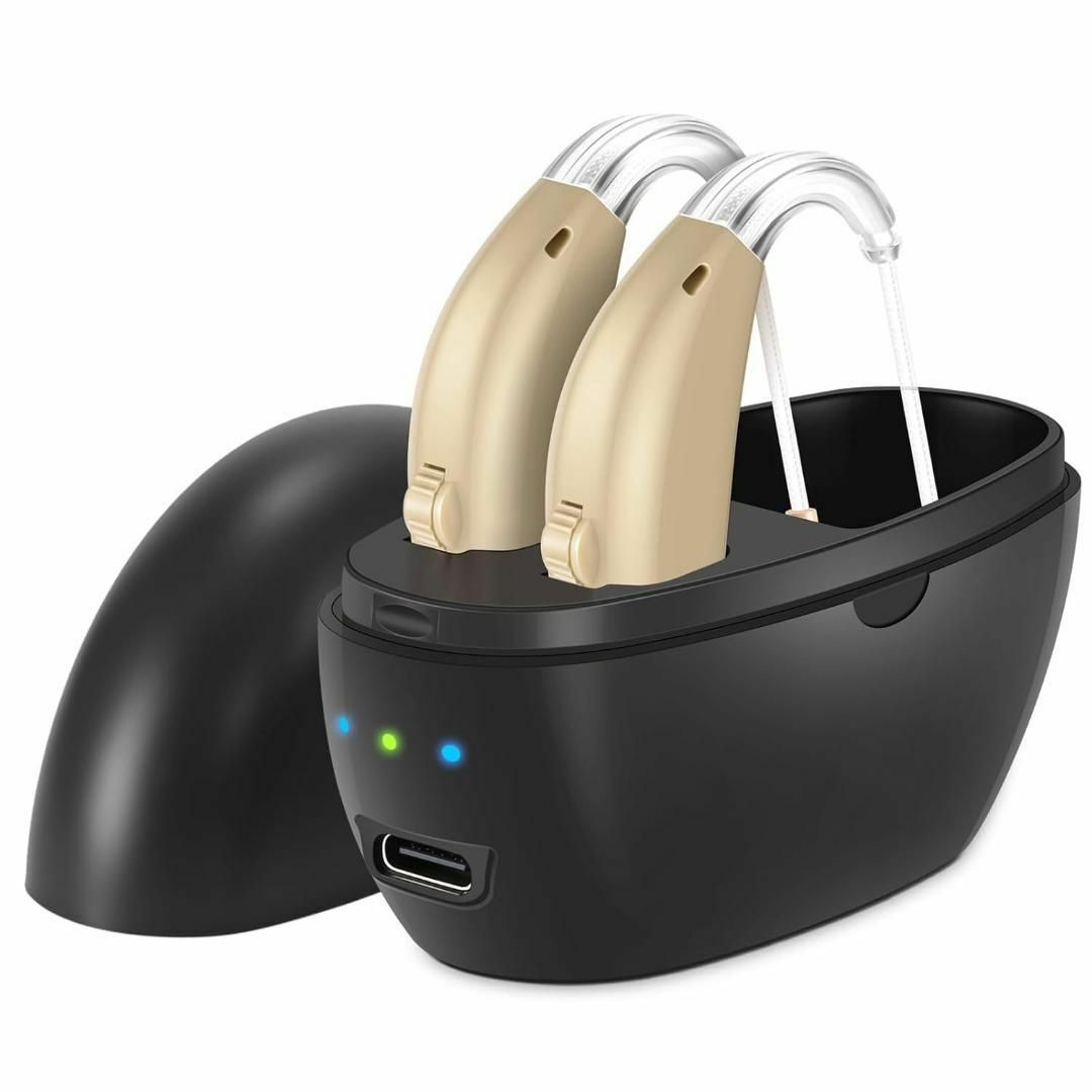 MFDXWCV 集音器 USB充電式 高齢者集音器 両耳対応 音量調節可 集音器