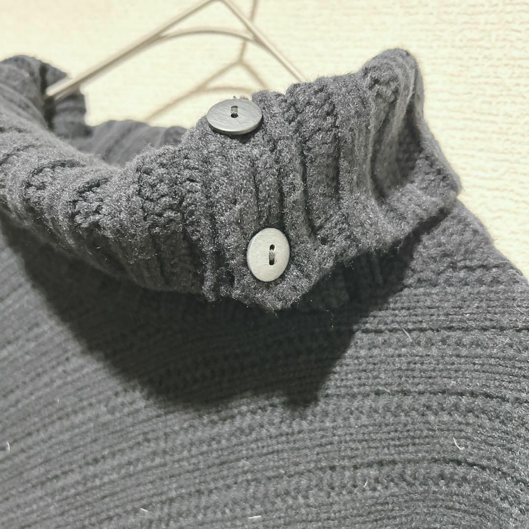 【GIVORS】タートルネックセーター　Lサイズ　厚手　アクリル　ラビット レディースのトップス(ニット/セーター)の商品写真