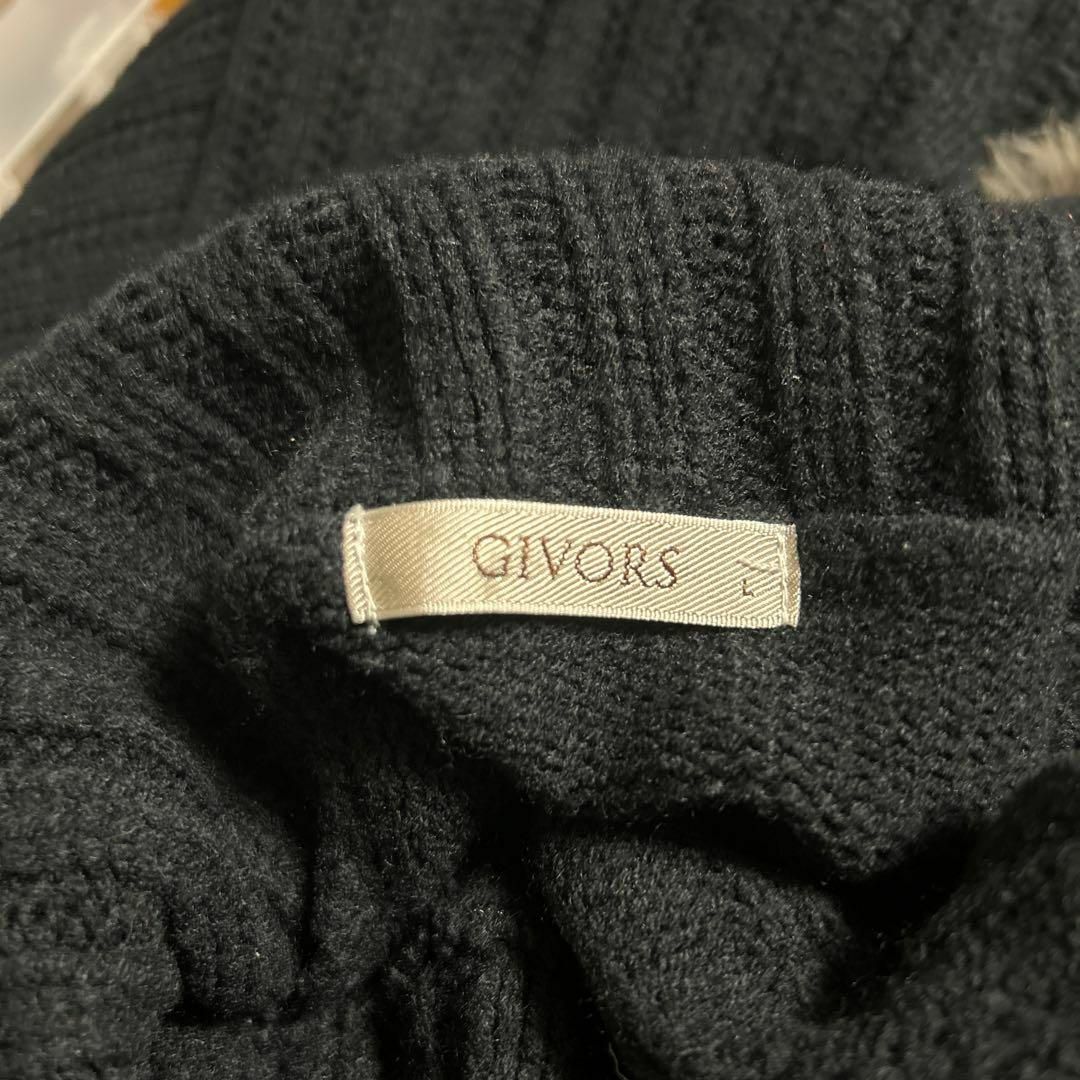 【GIVORS】タートルネックセーター　Lサイズ　厚手　アクリル　ラビット レディースのトップス(ニット/セーター)の商品写真