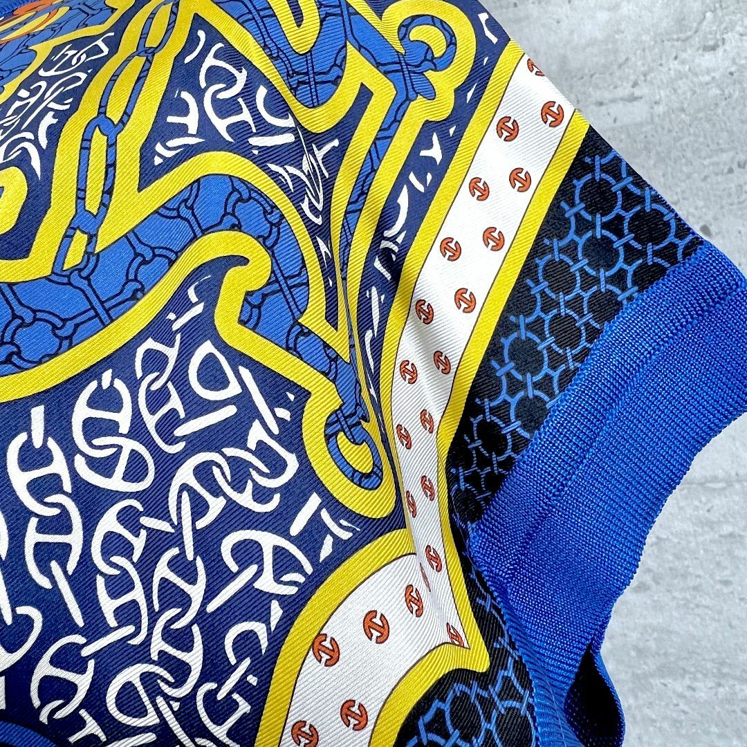 新品☆HERMES☆2024☆シルク☆シェーヌダンクル☆ツイルレーヌ
