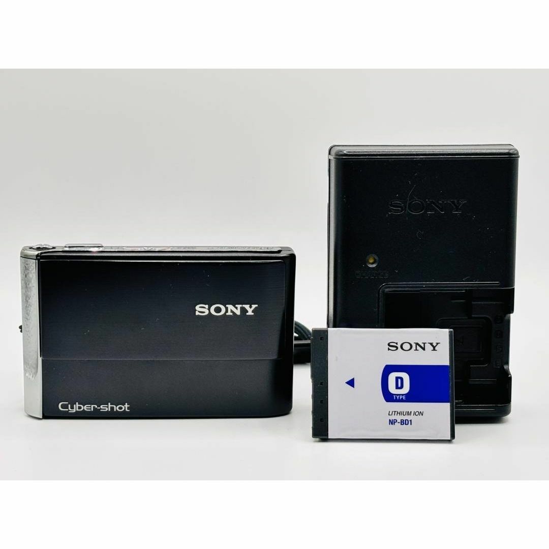SONY - SONY Cyber-Shot DSC-T70 ブラック コンデジ 動作 美品