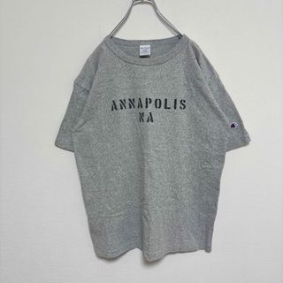 チャンピオン(Champion)のusa製　チャンピオン　ステンシル　naval academy 半袖tシャツ　L(Tシャツ/カットソー(半袖/袖なし))