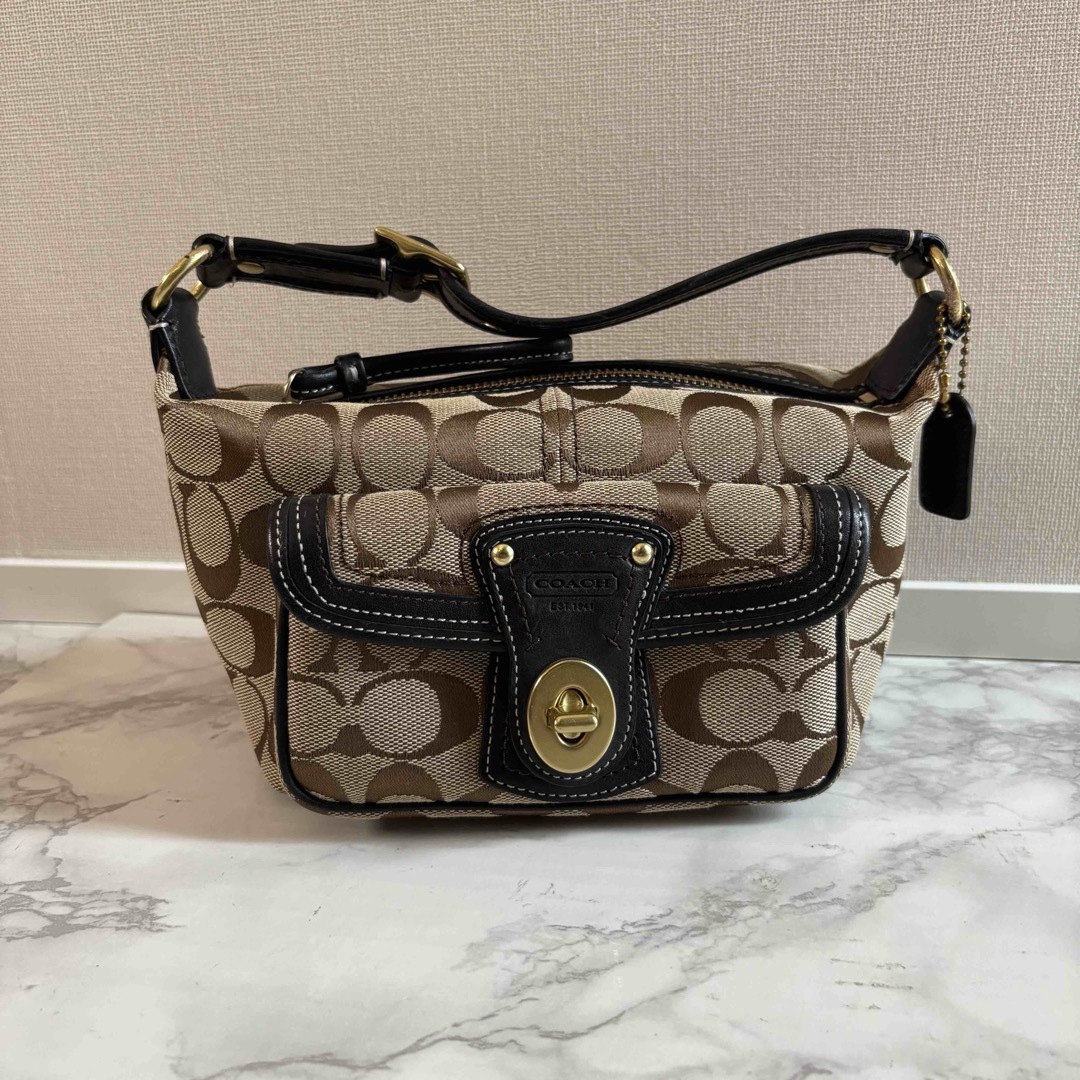 ハンドバッグ COACH - Coach Canvas Legacy 65th Anniversary Bag