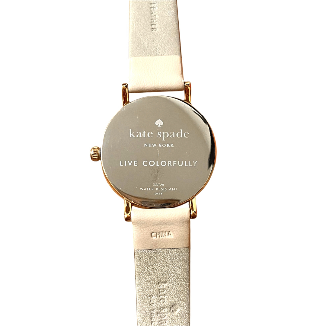 ksw1137⭐️新品/新電池⭐️KATE SPADE ベージュ ペリカン時計
