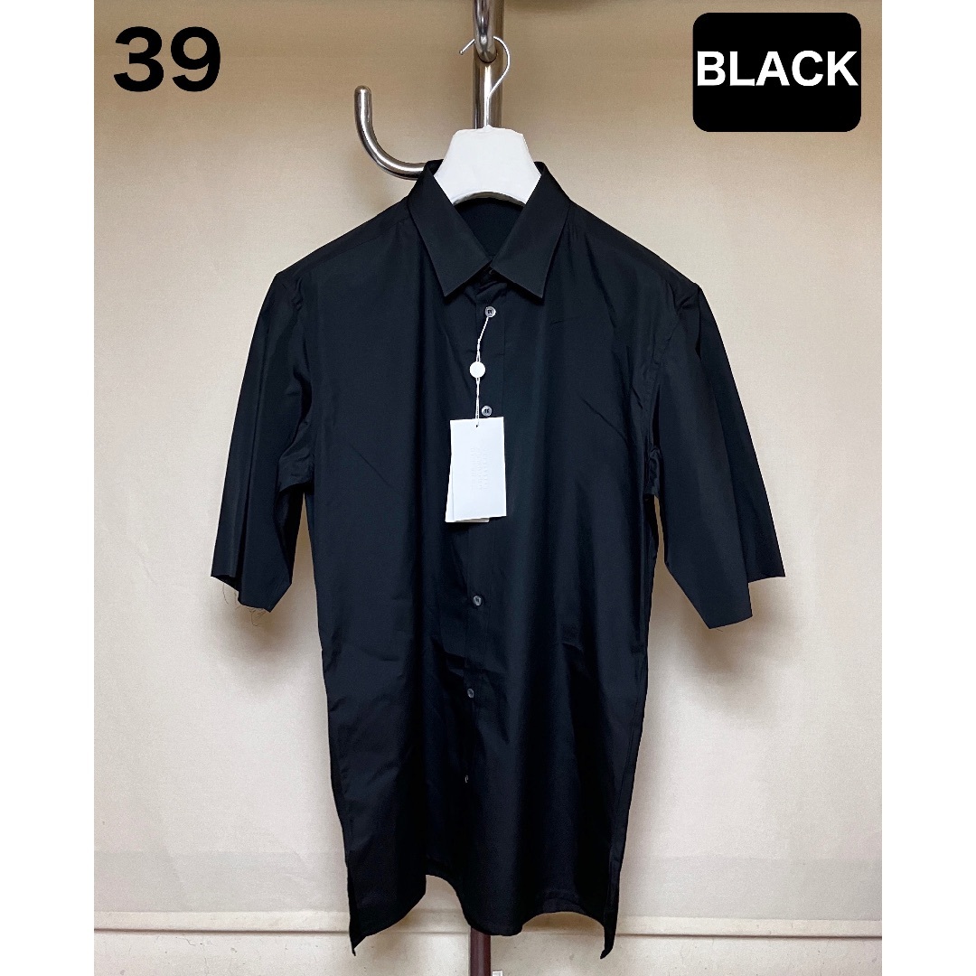 Maison Margiela（旧Maison Martin Margiela） - 新品 39 マルジェラ 24ss カットオフハーフスリーブシャツ 黒 17747