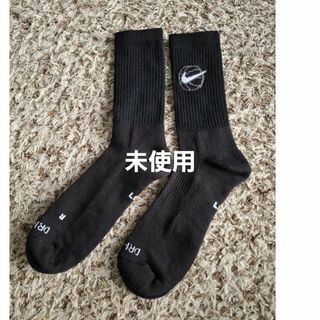 Nike ブラック スポーツソックス バスケソックス LGサイズ
