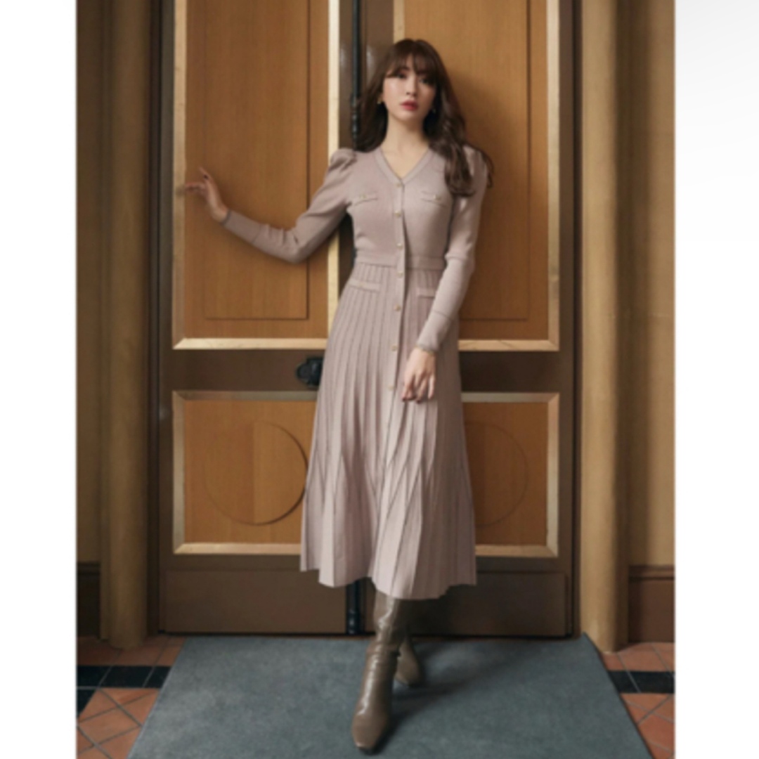 Her lip to(ハーリップトゥ)のSuite Room Knit Long レディースのワンピース(ロングワンピース/マキシワンピース)の商品写真