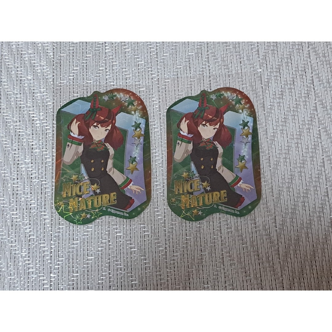 ウマ娘 ナイスネイチャ メタルステッカー ステッカー シール エンタメ/ホビーのおもちゃ/ぬいぐるみ(キャラクターグッズ)の商品写真
