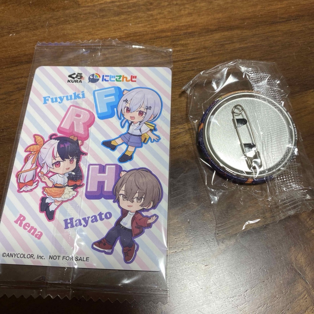にじさんじ(ニジサンジ)のにじさんじ クリアファイル＆缶バッジ＆カード まとめ売り エンタメ/ホビーのおもちゃ/ぬいぐるみ(キャラクターグッズ)の商品写真