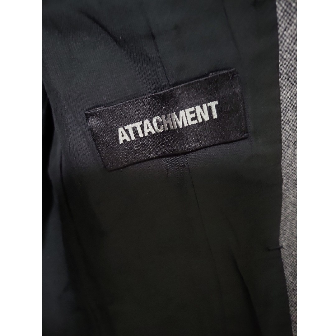 ATTACHMENTオックスワッシャーツイード　2B ジャケット ATTACHMENTオックスワッシャーツイード2B ジャケット