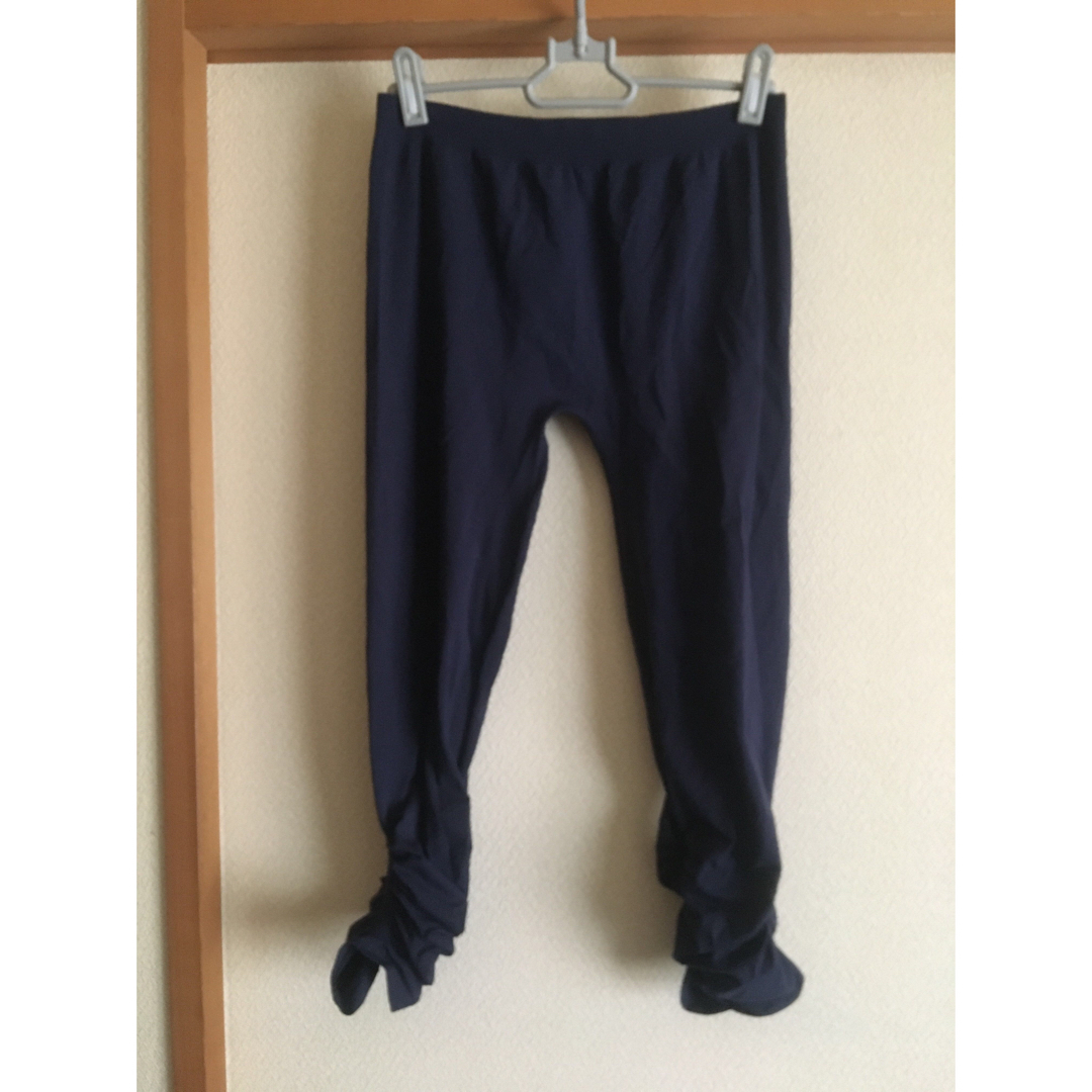 SALE❣️スキーネペッレ CAPRI シャーリング美脚レギンス 7分丈 ★新品 レディースのレッグウェア(レギンス/スパッツ)の商品写真